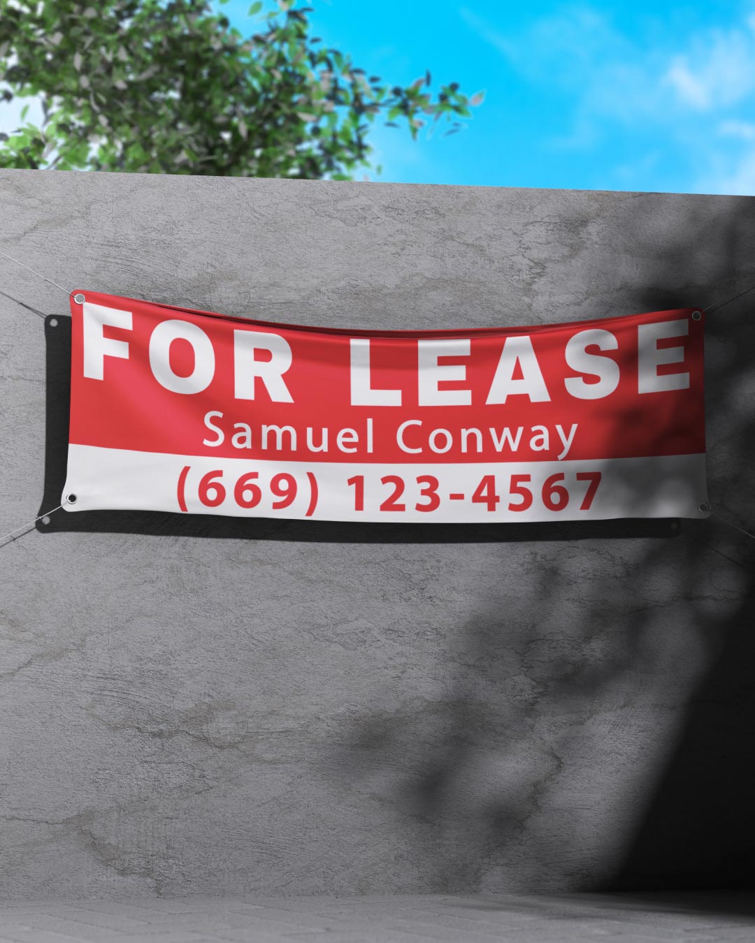 Great For Lease 13oz. Standard Vinyl Banner 1