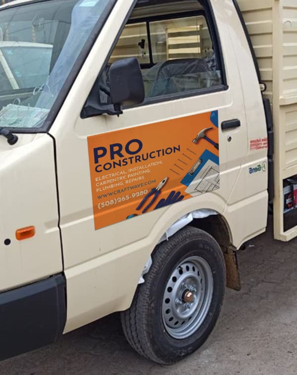 Construction & Repair Car Magnet