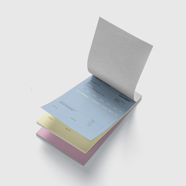 3-part NCR Form Pads w Wraparound Cover