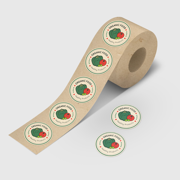 Eggshell Felt Roll Labels