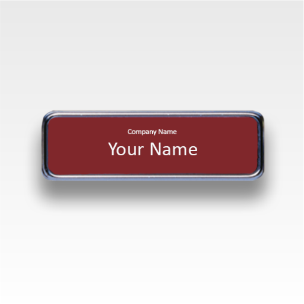 Framed Name Badges [Engraved Office Products]	