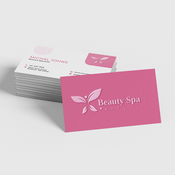 Raised Spot UV Business Cards