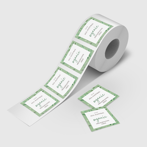 Square Roll Labels