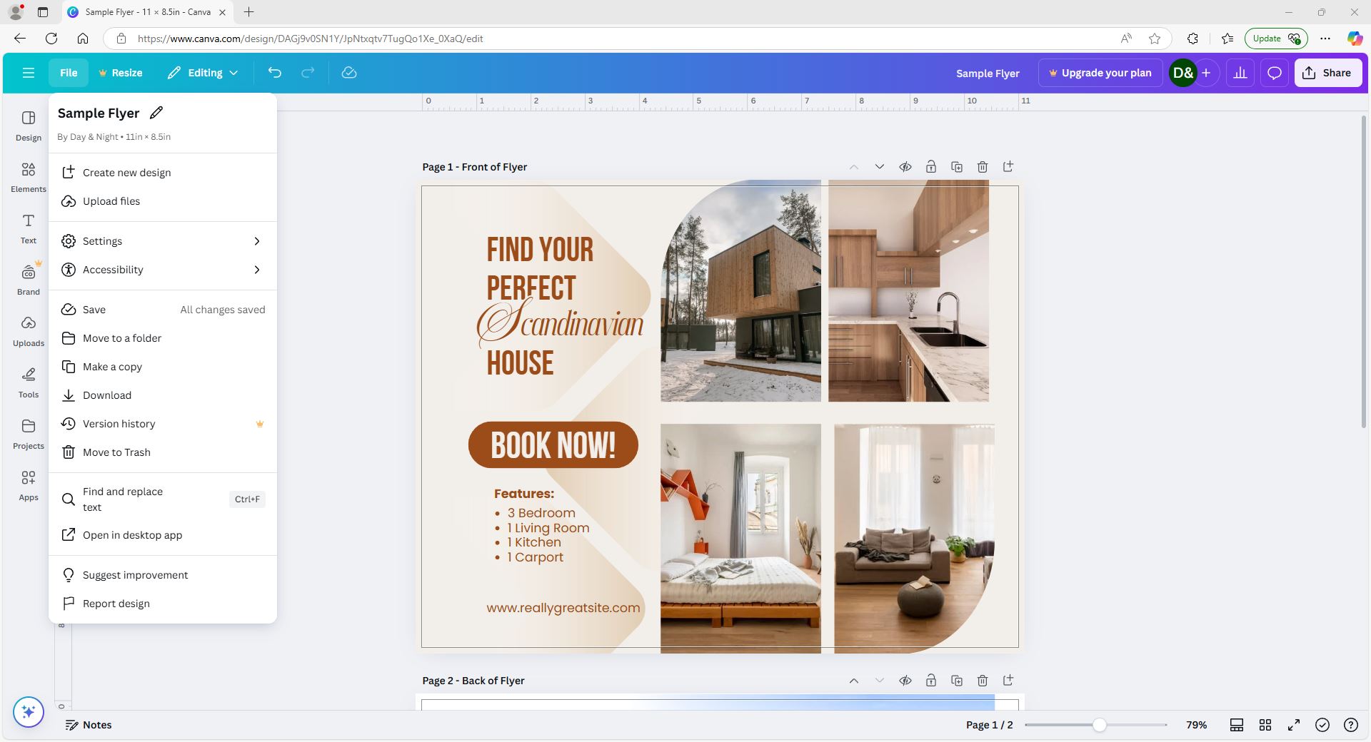 Open Existing Project example