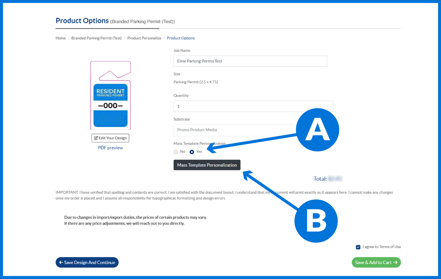 Enable Mass Template Personalization