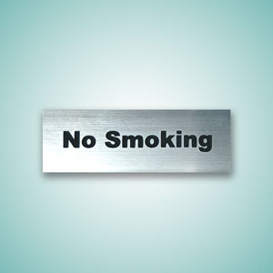 No Smoking Bench Signs