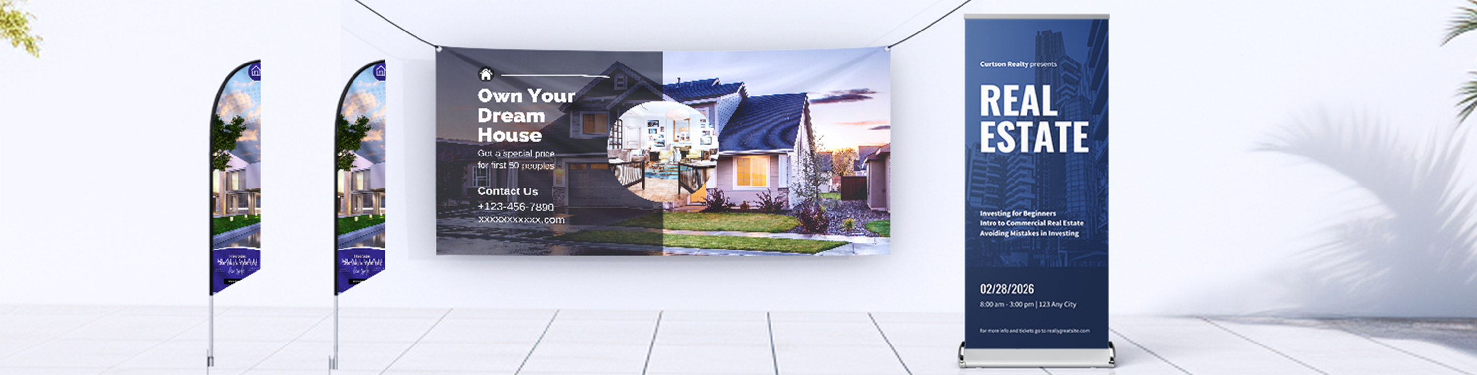 Custom Real Estate Banners for Maximum Property Exposure