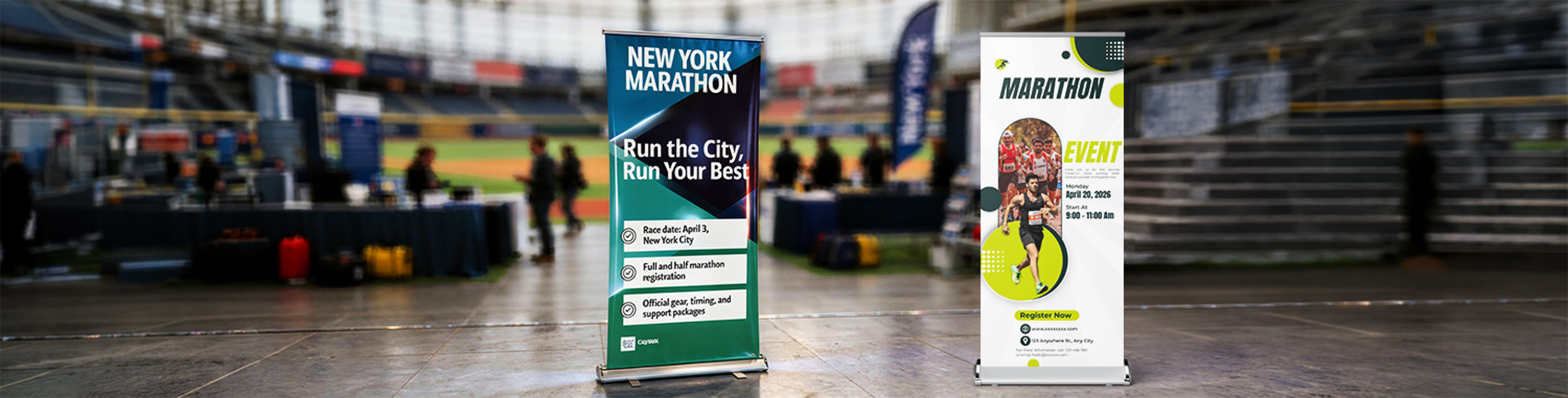 From Crowds to Clients: Win Big at NYC Events with Retractable Banners