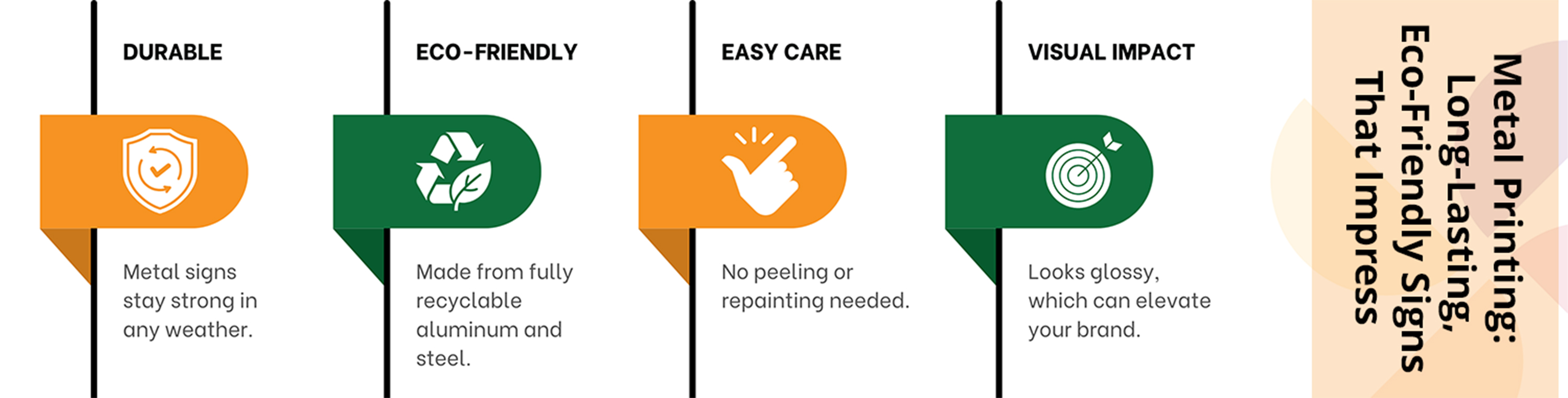 Metal Printing: Long-Lasting, Eco-Friendly Signs That Impress