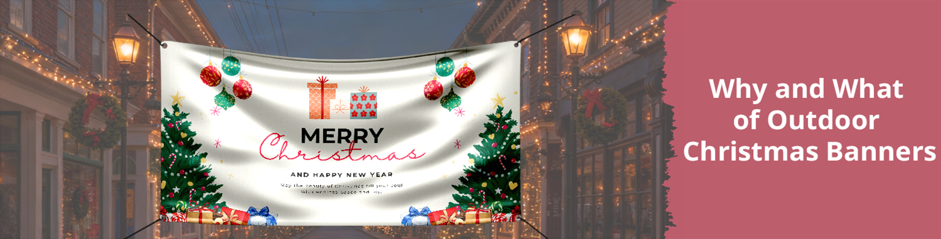 What Makes a High-Quality Outdoor Christmas Banner?