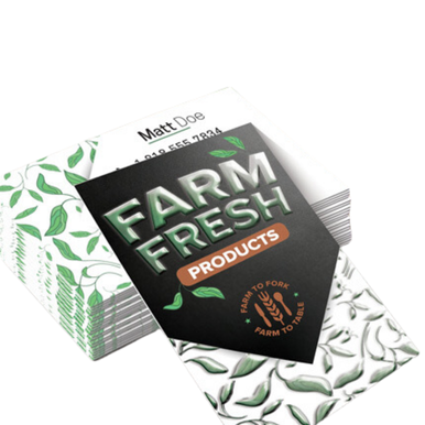 Raised Spot Gloss Business Cards Raised spot gloss business cards