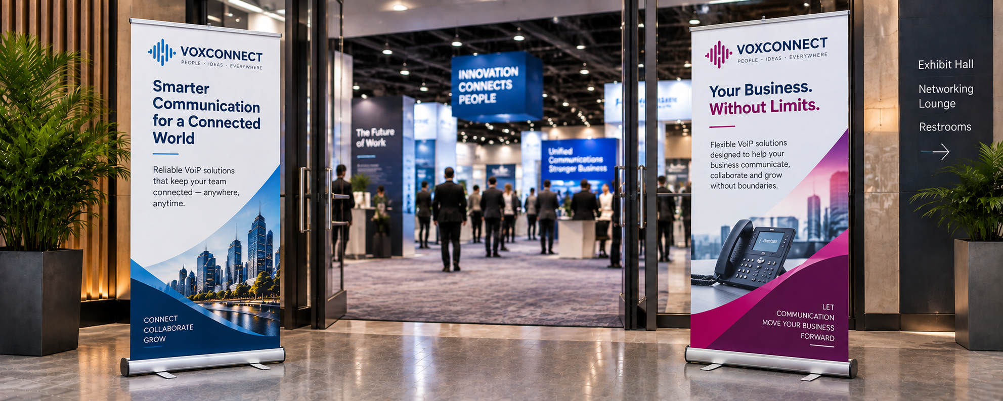 Retractable banner stand