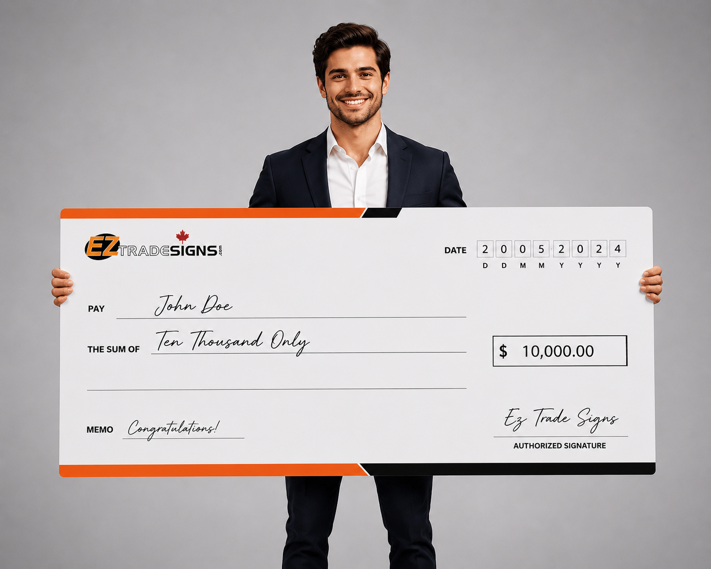 Oversized Cheques
