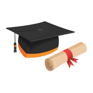 Hat + Diploma