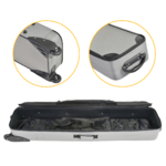 Gray Hard Case With Wheels 1