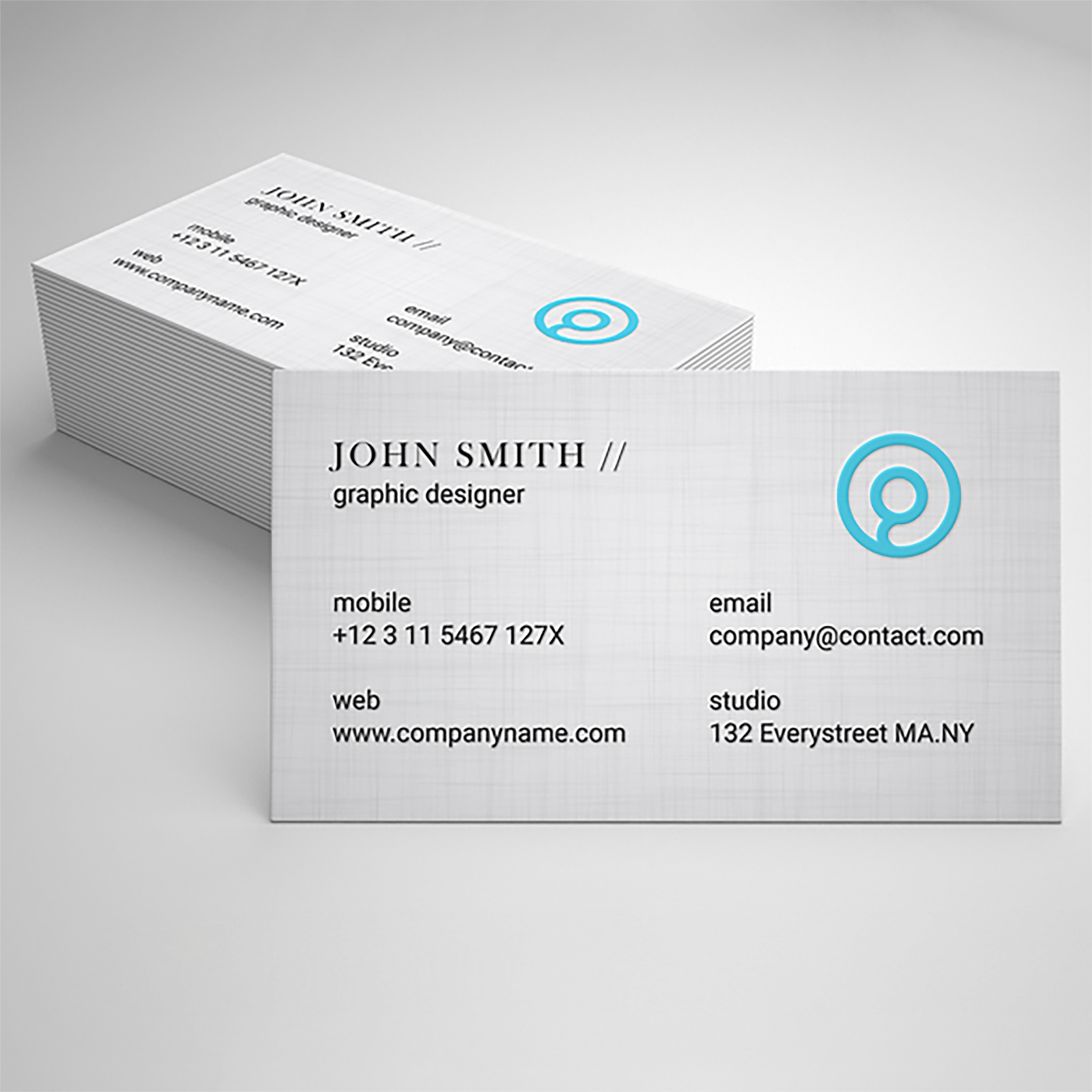 Linen Business Cards