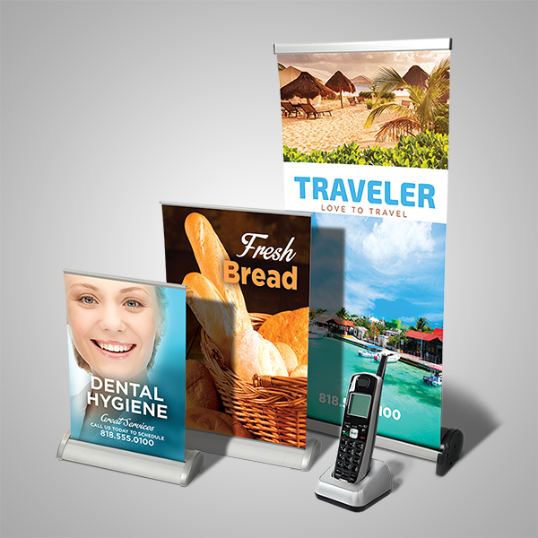 Tabletop Retractable Banner.