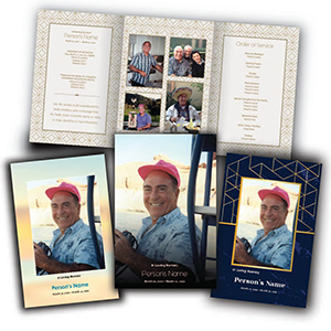 tri fold funeral program template