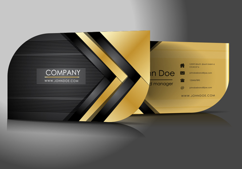 Metallic Business Cards