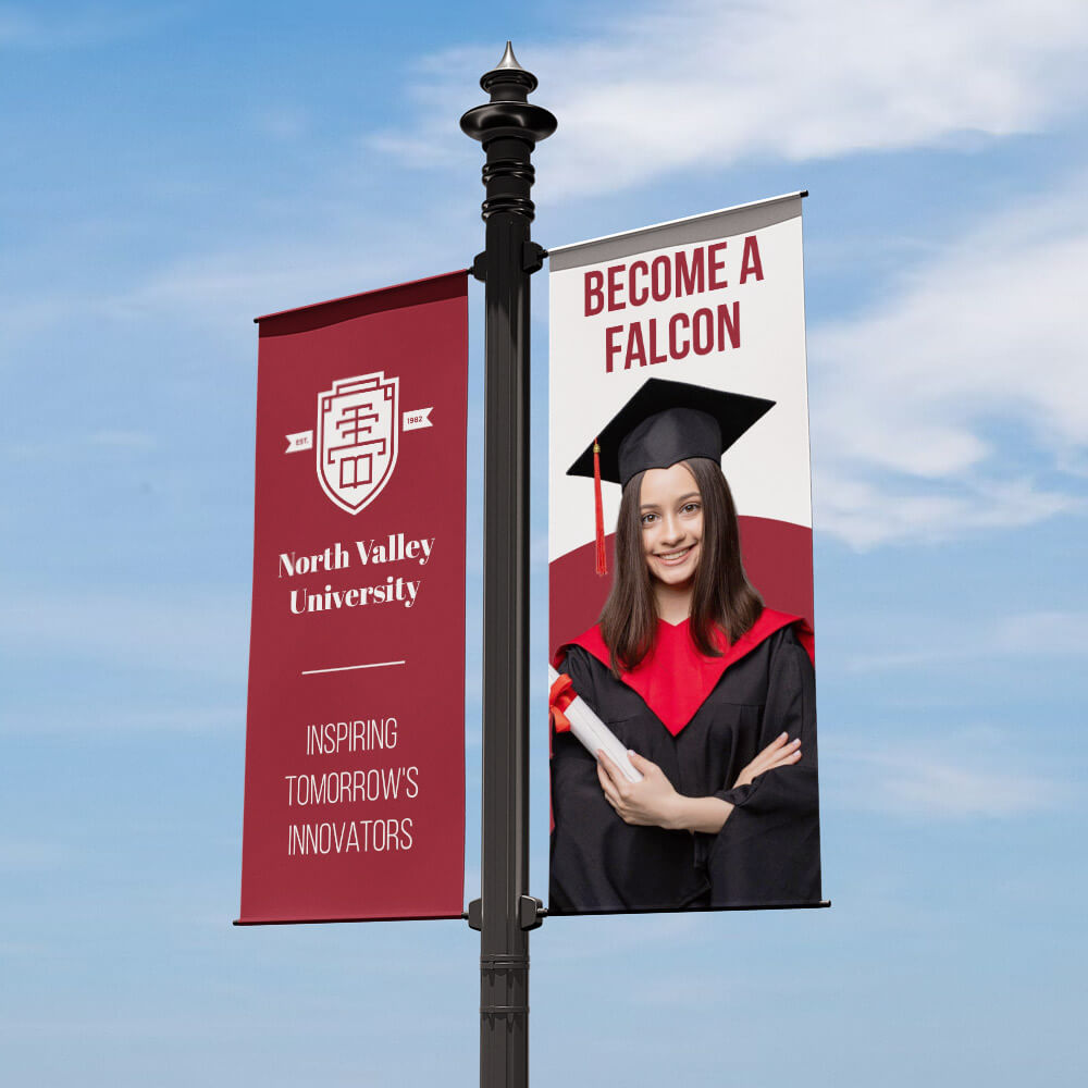 18 oz. Pole Banners 1