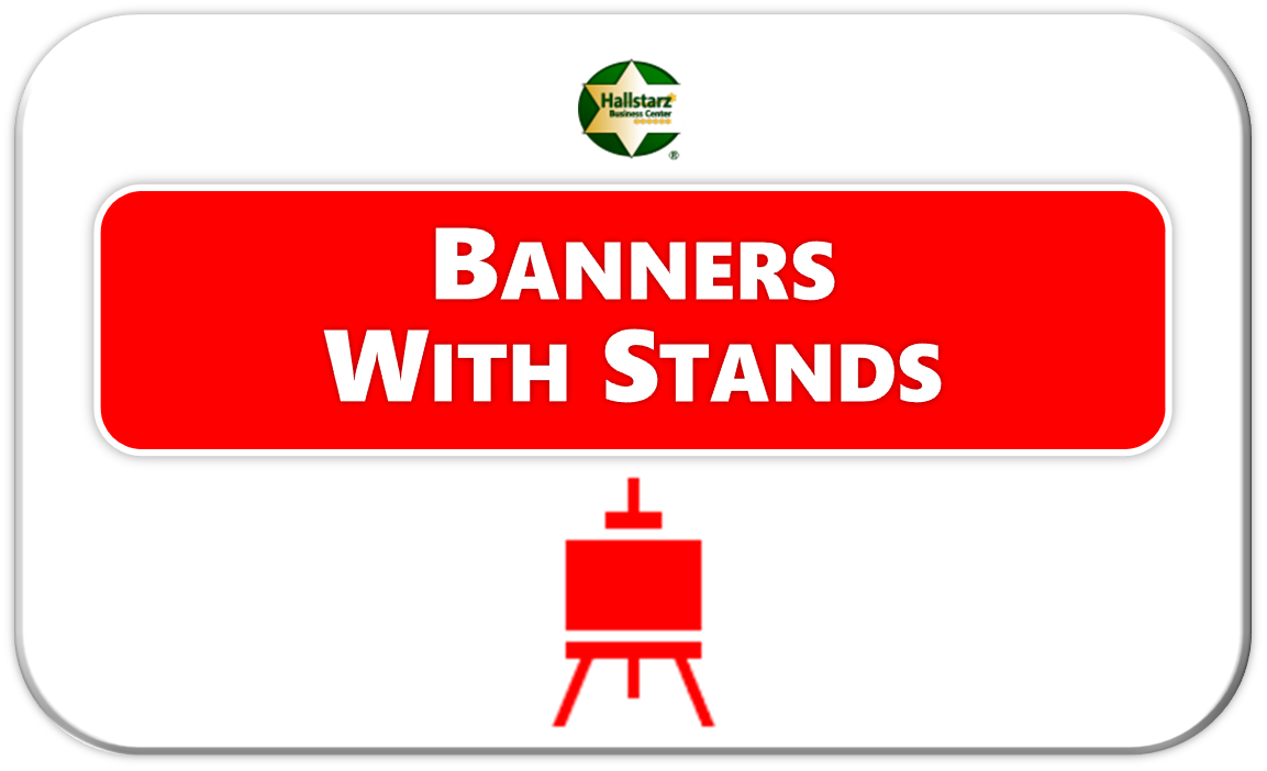 BANNER PRINTS WITH STANDS