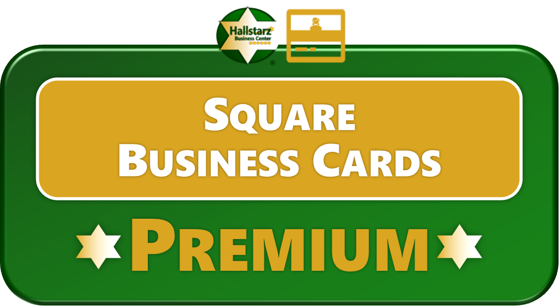 <span style="color:#008000;"><b>PREMIUM SQUARE BUSINESS CARDS</b></span>