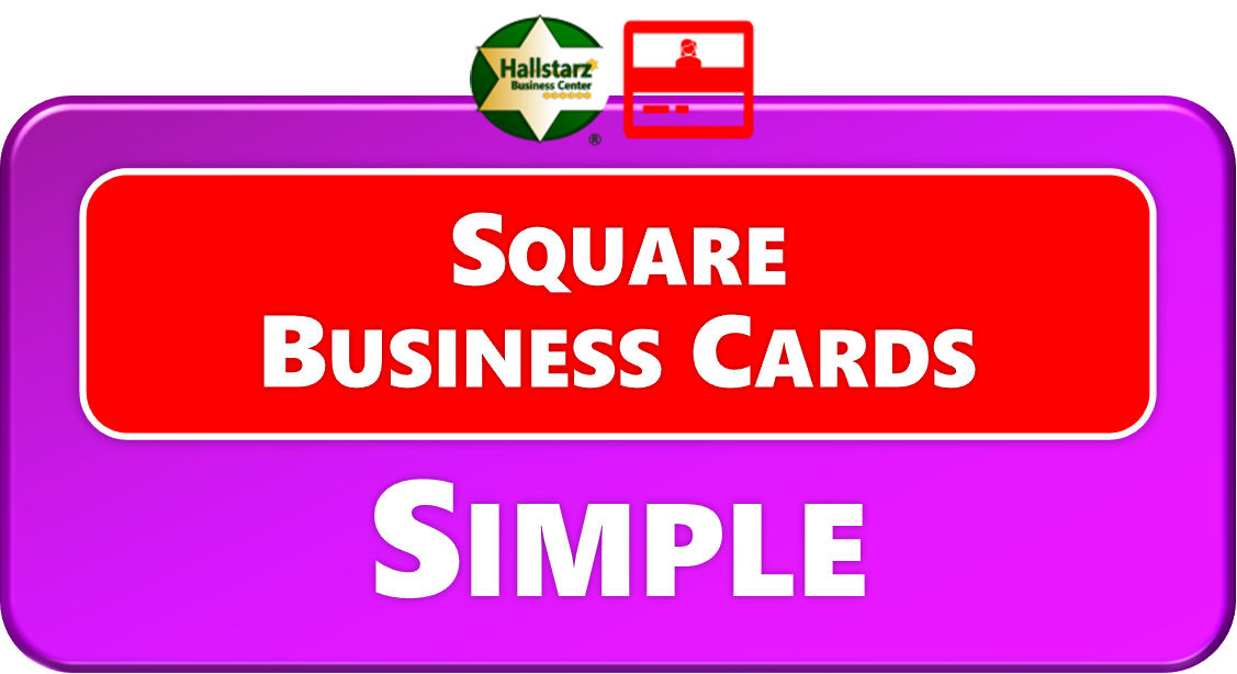 SIMPLE SQUARE BUSINESS CARDS <span style="color:#800080;"><b>SIMPLE SQUARE BUSINESS CARDS</b></span>
