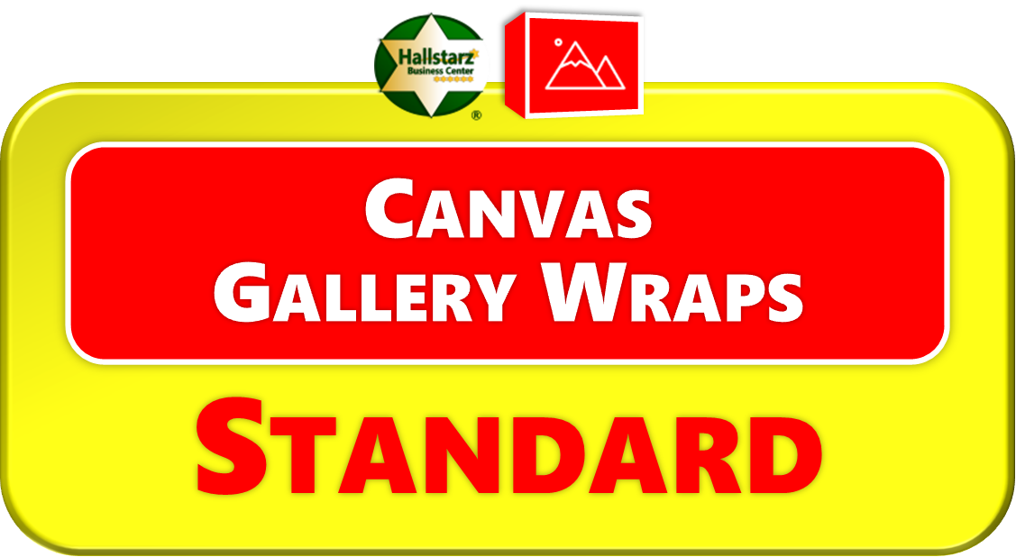 <span style="color:#FFD700;"><b>STANDARD CANVAS GALLERY WRAPS</b></span>