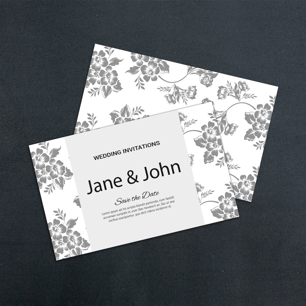 STANDARD WEDDING INVITATION CARDS 8