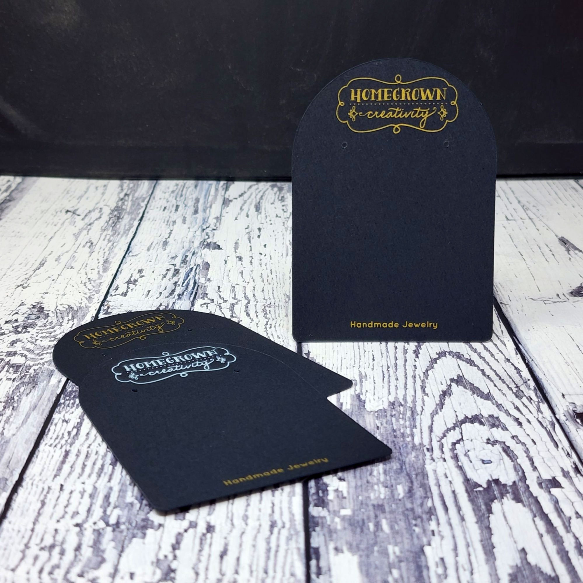 Specialty metallic ink printing samples