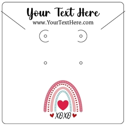 Valentine's Day Love Heart Rainbow Pink Red
