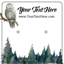 Owls and Landscape Mountains