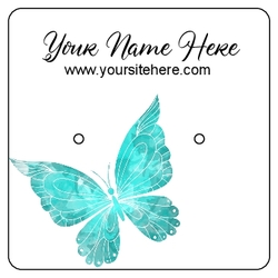 Butterfly Watercolors Blue 