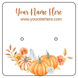 Pumpkin Fall Autumn Border Wreath Orange