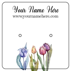 Tulips Flowers Watercolors