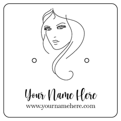 Women Line Art Jewelry Earrings