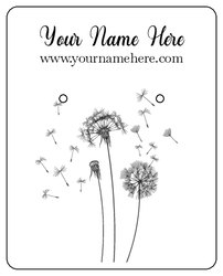 Dandelion Flower Blowing in Wind Make a Wish