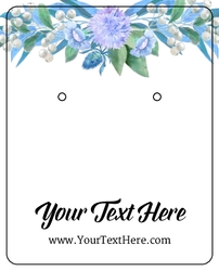 Blue Watercolor Flowers 