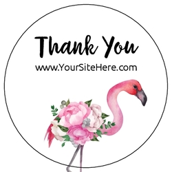 Pink Flamingo Floral Design