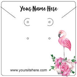 Pink Flamingo Floral Design