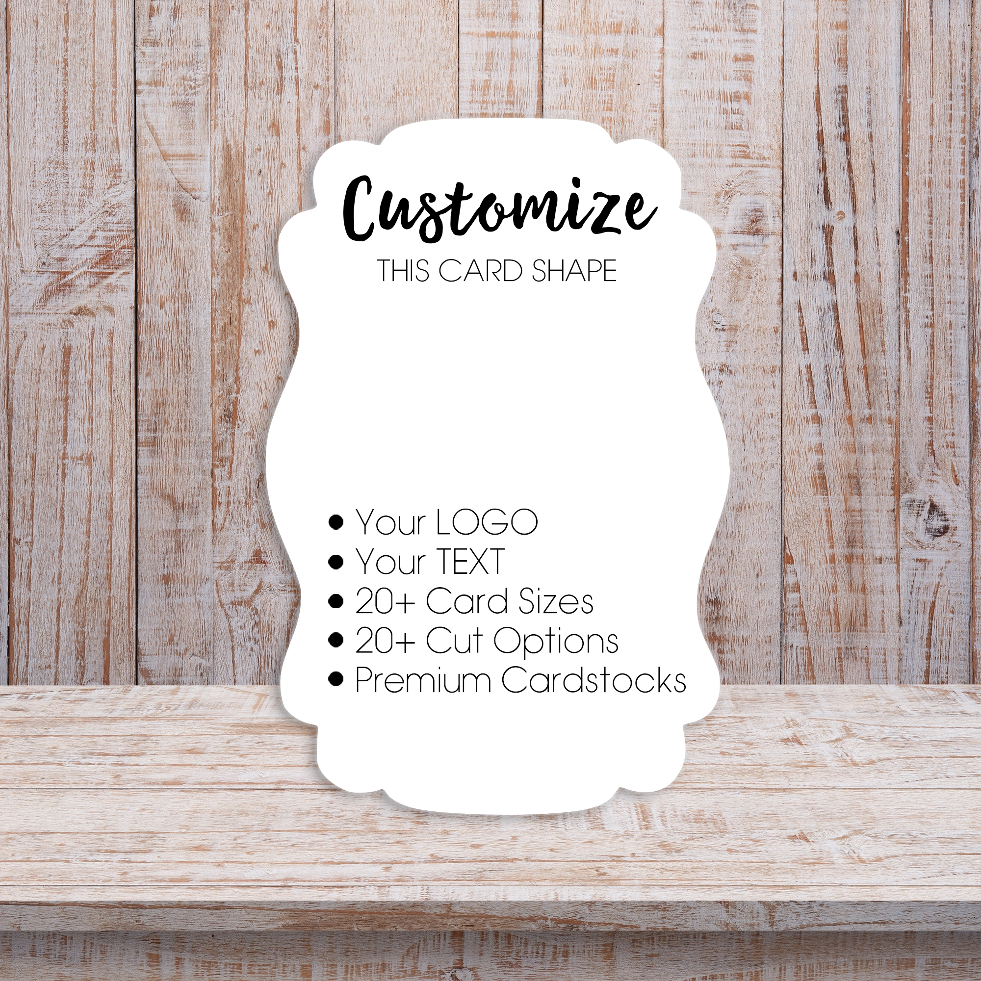Full of Curves Jewelry Display Backing Cards