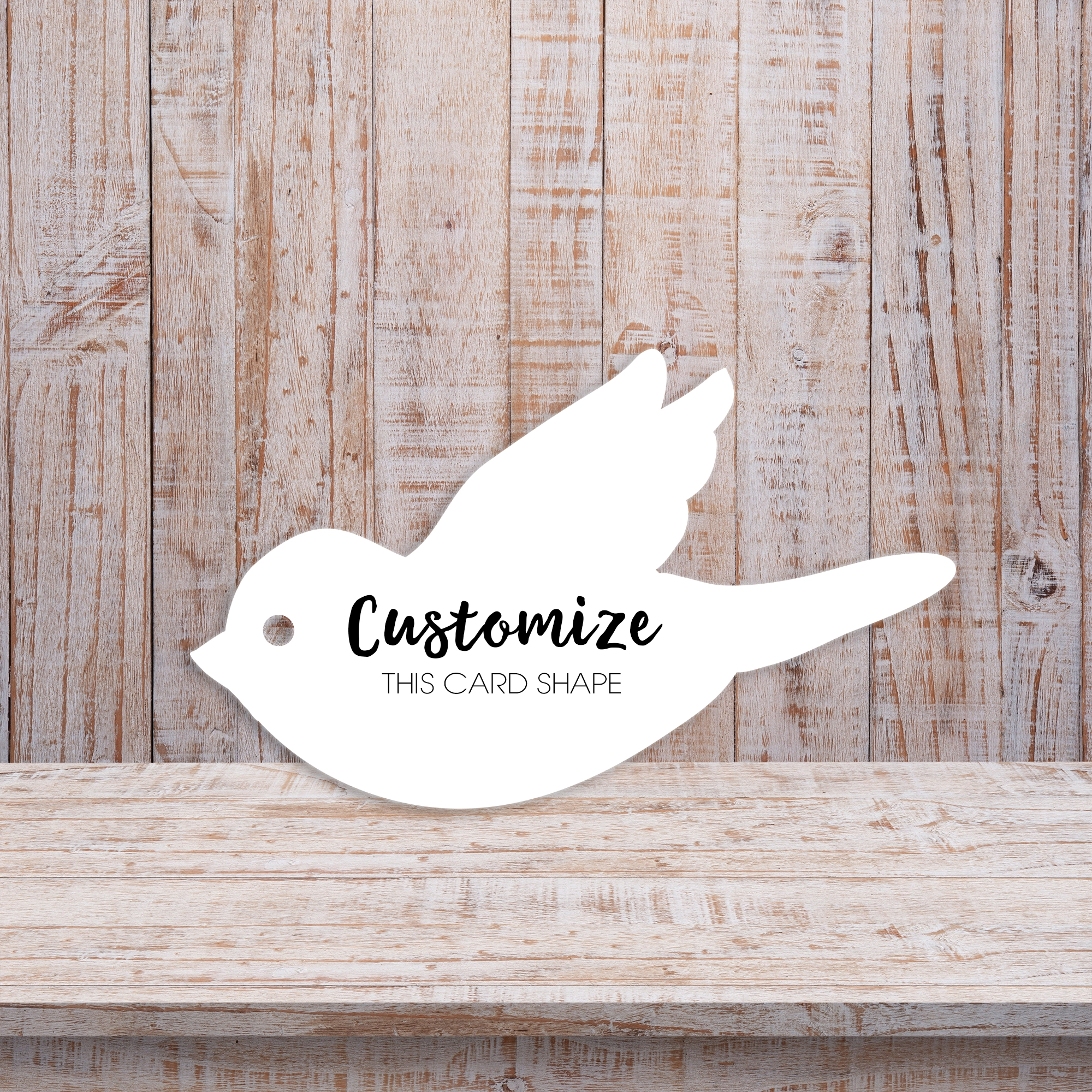 Bird Die Cut Product Display Earring Cards
