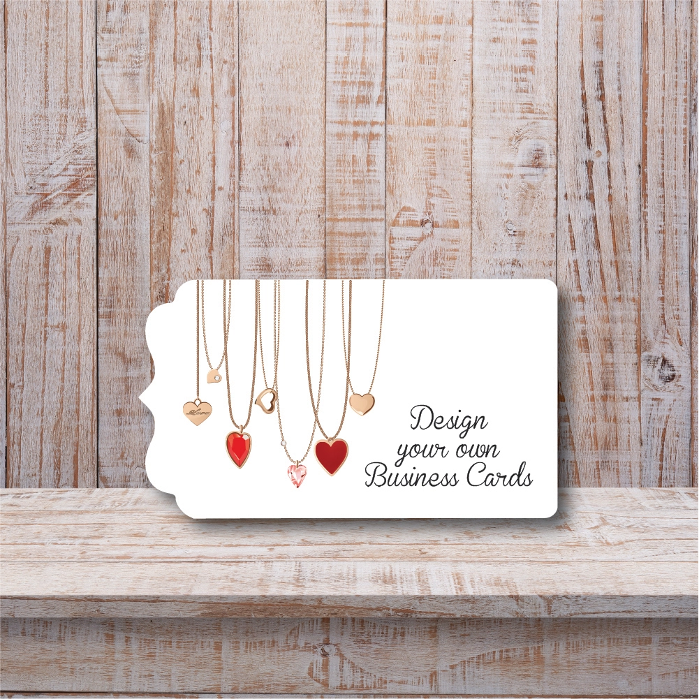 Business Cards Ornate Die Cut