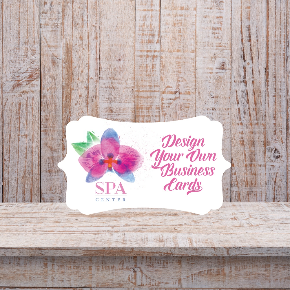 Business Cards Ornate Die Cut