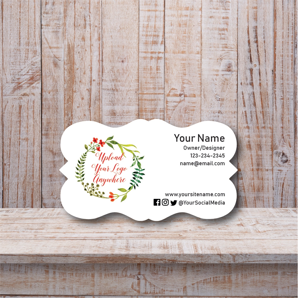 Business Cards Ornate Die Cut