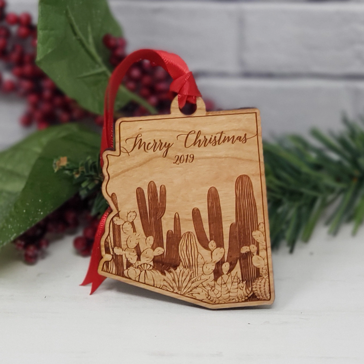 Arizona State Christmas Ornament