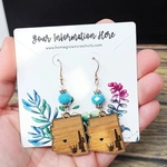 3.4" x 3.4" Combo Necklace Earring Cards - ECONOMY CARDS 5