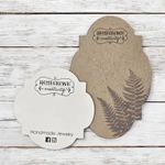 Curved Sides Square Point Die Cut Product Display Cards 4