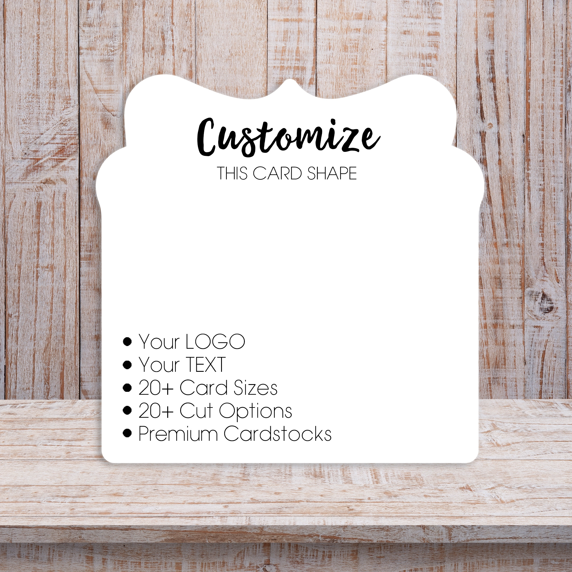 Bow Curved Top Earring and Jewelry Display Cards 2