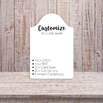 Dome Top Curved Squared Corners Display Packaging Cards 1